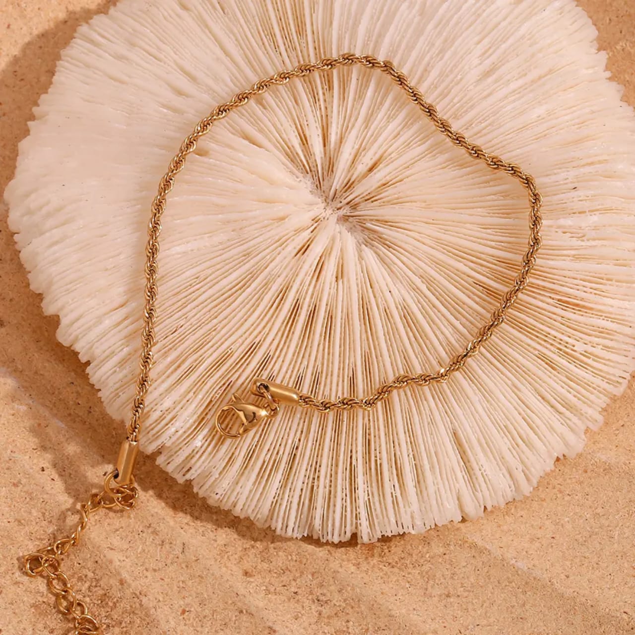 Rope chain anklet