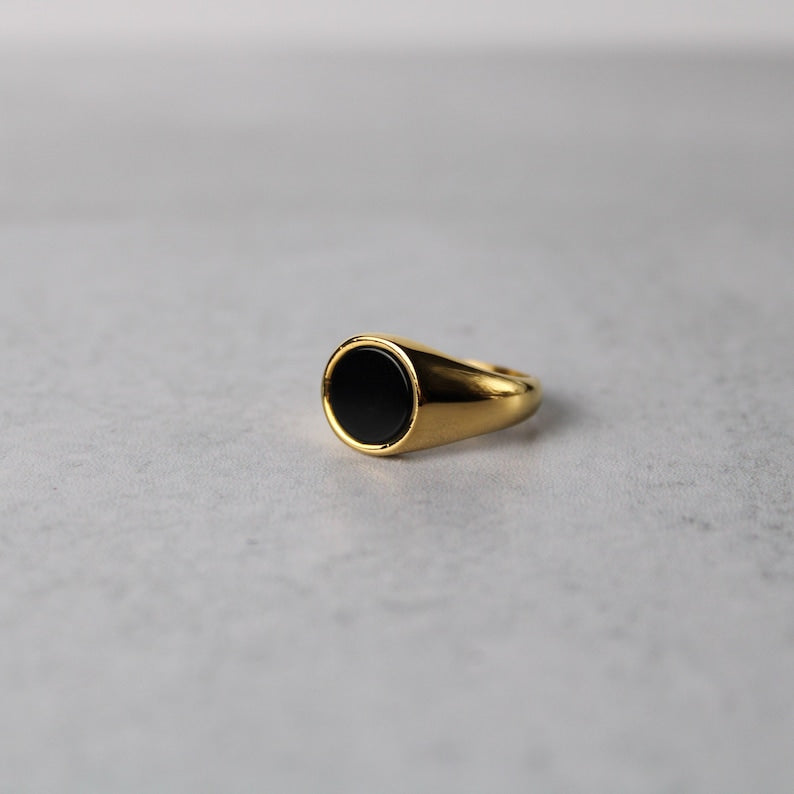 Block stone Rings